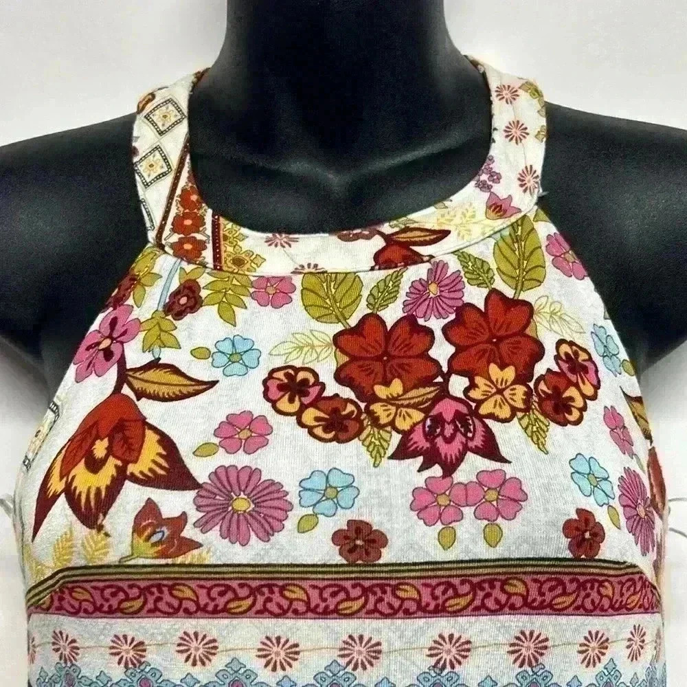 H&M long maxi Coachella dress halter top six - Picture 2 of 6